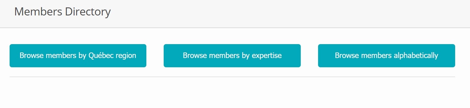 Members Directory example